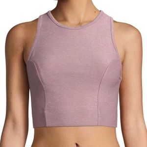 Varley Agnes crop in color medium pink